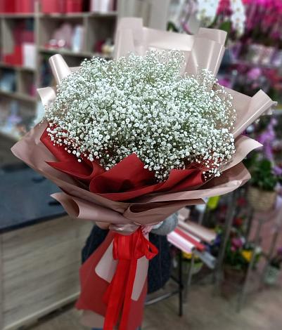 Букет цветов из: Гипсофила в Рыболово