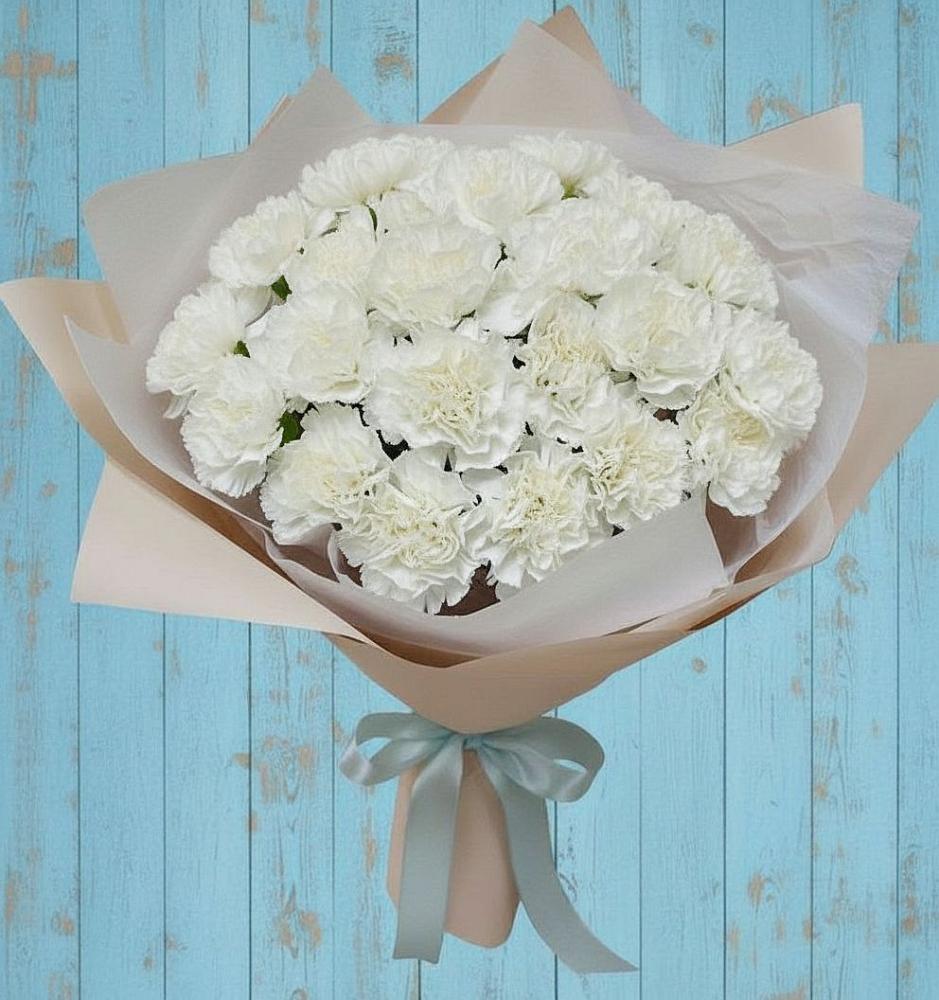 Букет цветов из: Гвоздики в Рыболово