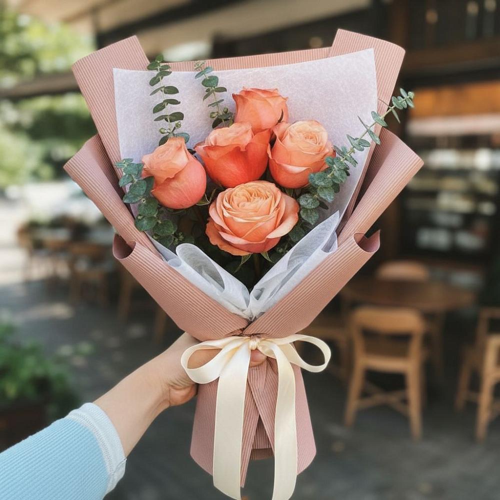 Букет цветов из: Розы в Рыболово