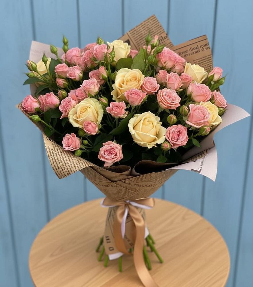 Букет цветов из: Розы в Рыболово