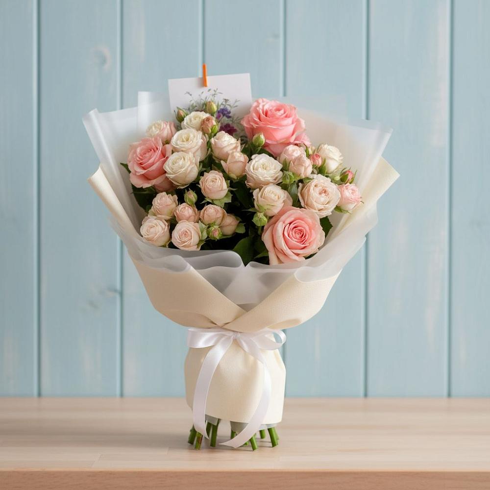 Букет цветов из: Розы в Рыболово