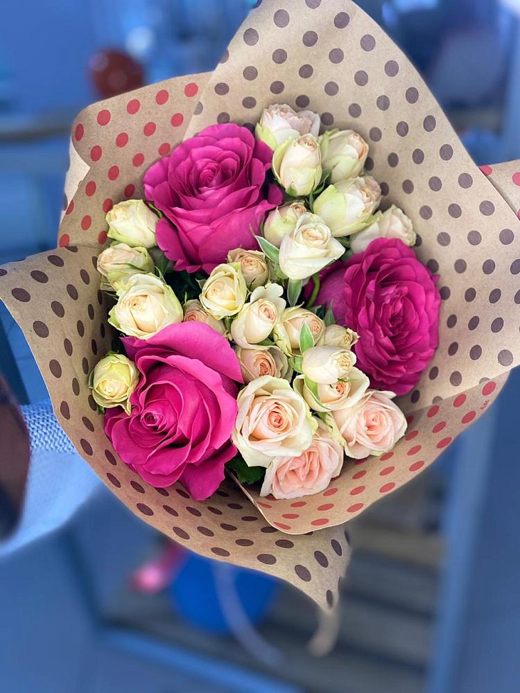 Букет цветов из: Розы в Рыболово