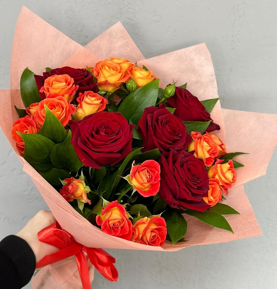 Букет Любовь и восторг в Рыболово