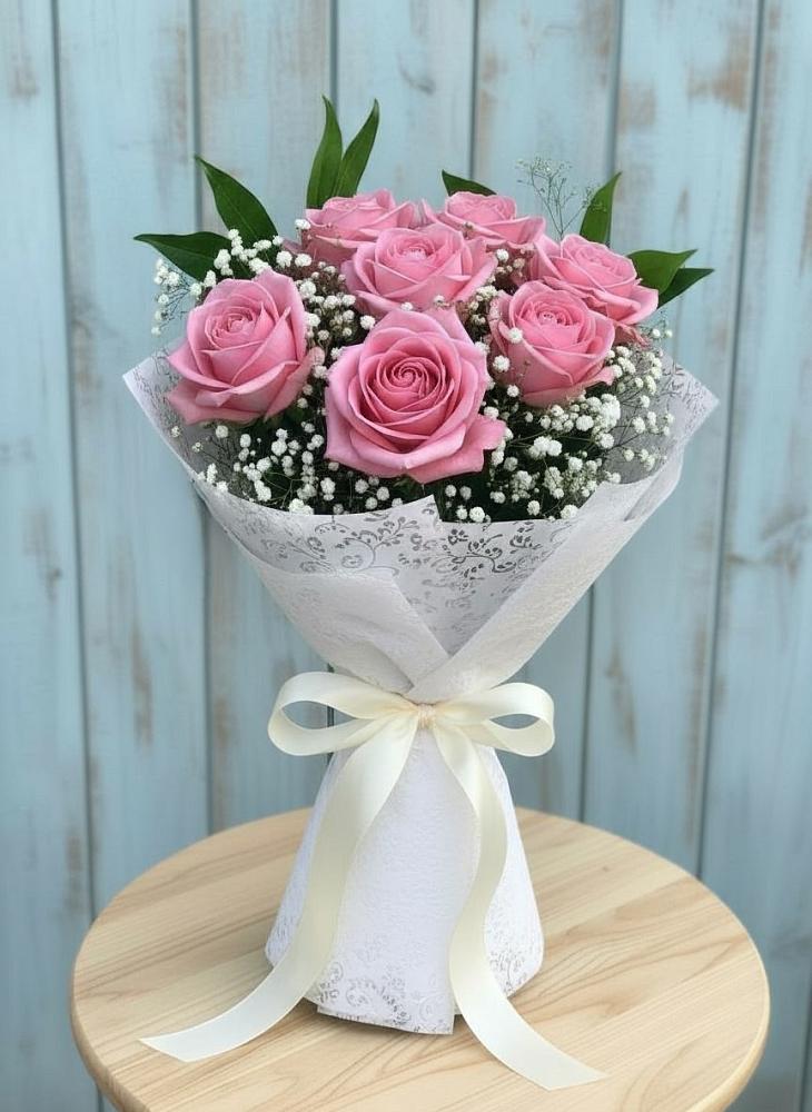 Букет цветов из: Розы в Рыболово