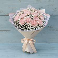 Букет цветов из:  Гвоздики в Рыболово