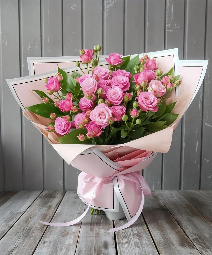 Букет Розовый кустик в Рыболово