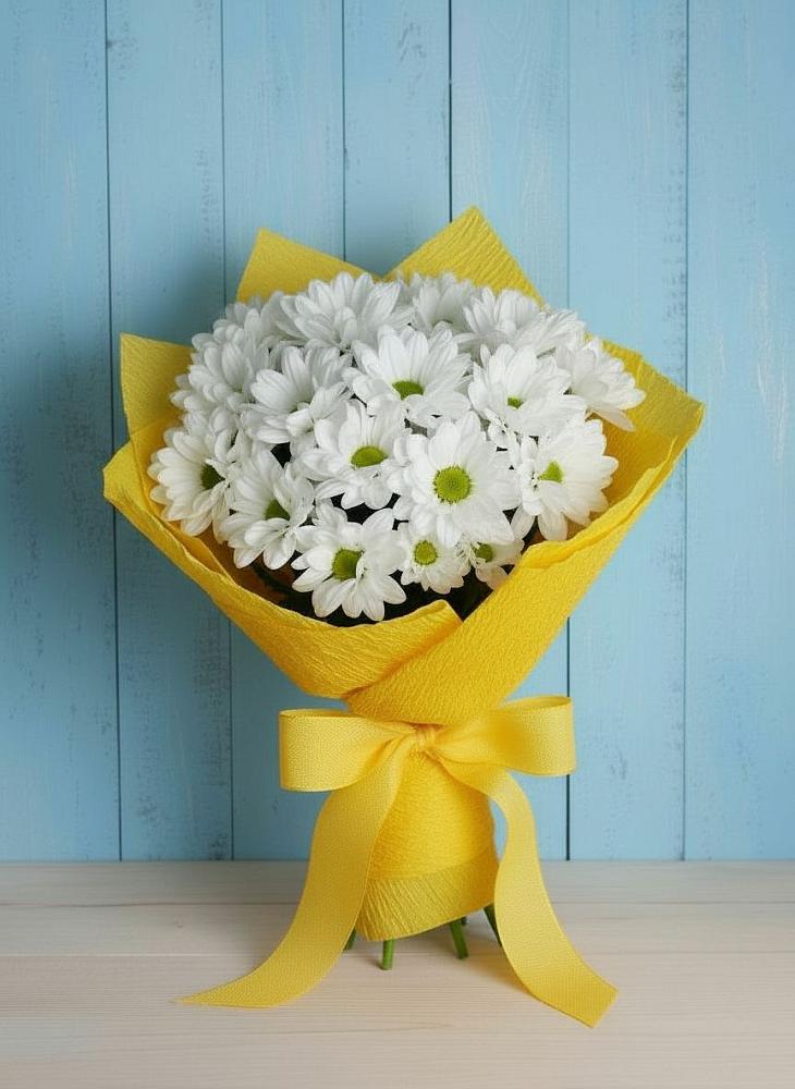 Букет цветов из: Хризантемы в Рыболово