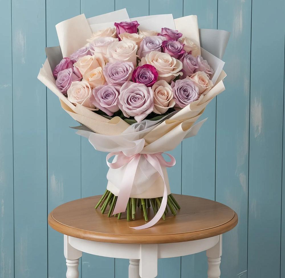 Букет цветов из: Розы в Рыболово