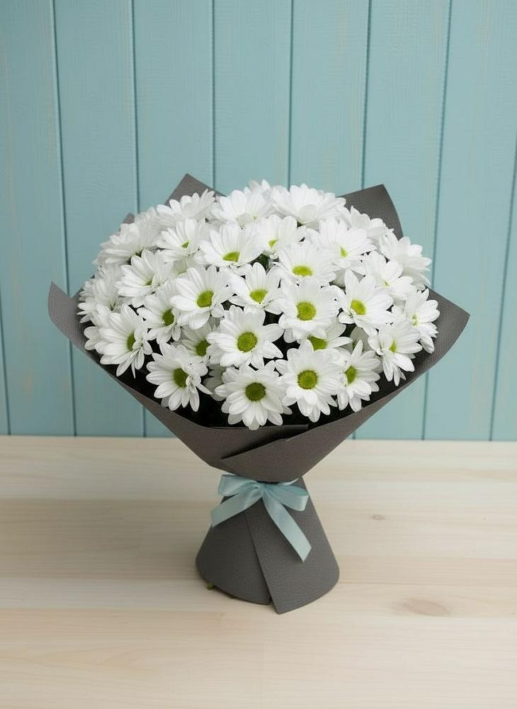 Букет цветов из: Хризантемы в Рыболово