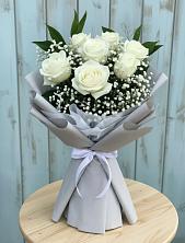 Букет цветов из:  Розы в Рыболово