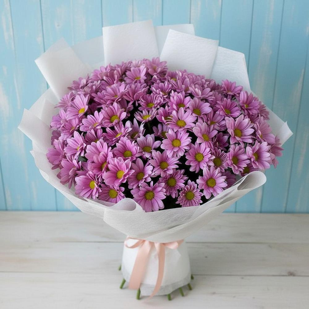Букет цветов из: Хризантемы в Рыболово
