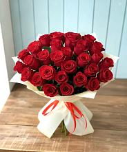 Букет 29 Красных роз в Рыболово