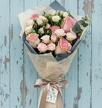 Букет цветов из:  Розы в Рыболово