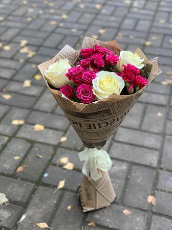 Букет цветов из: Розы в Рыболово