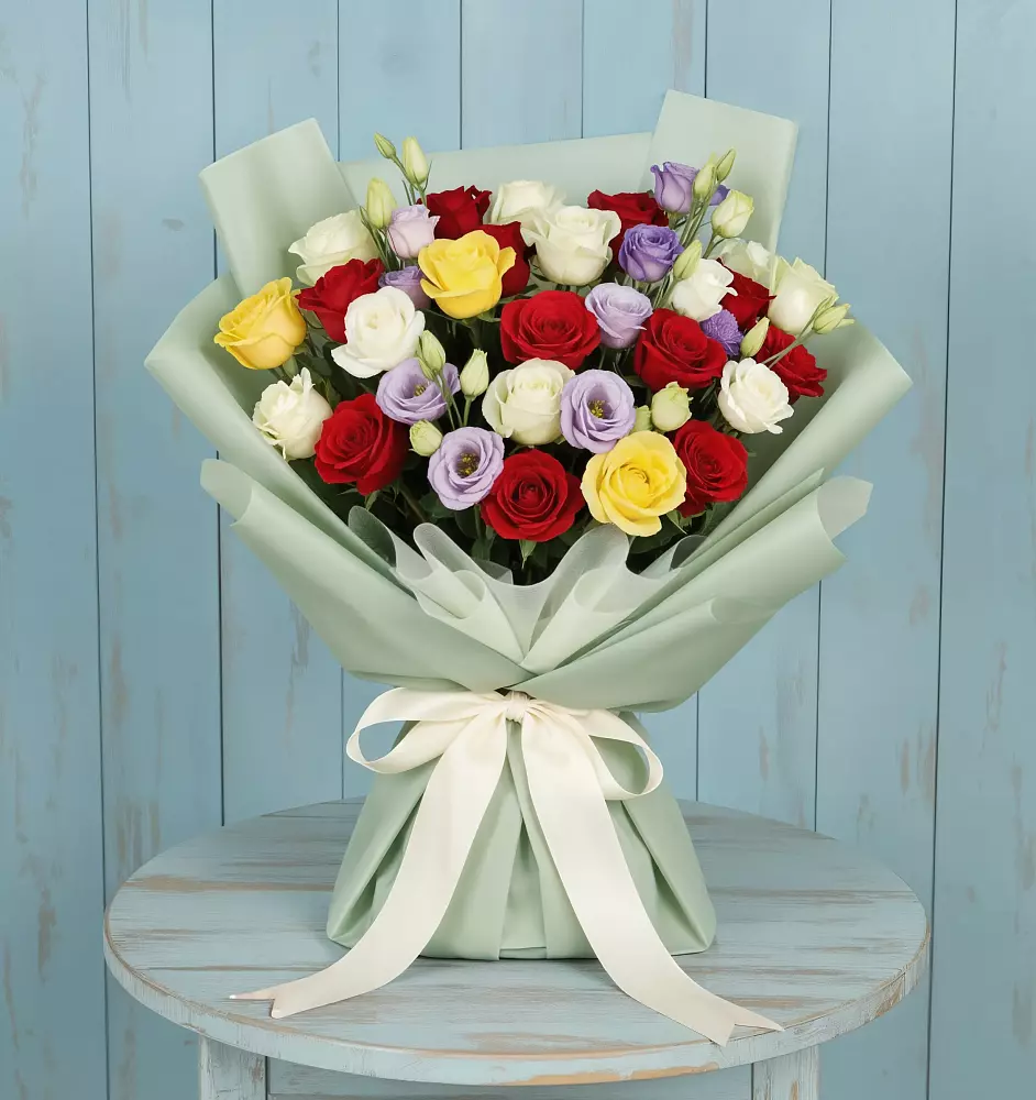 Букет цветов из: Розы в Рыболово