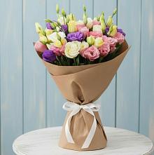 Букет цветов из:  Лизиантусы в Рыболово
