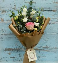 Букет цветов из:  Розы и Лизиантусы #REPLACE_PRED# Рыболово
