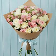 Букет цветов из:  Розы в Рыболово